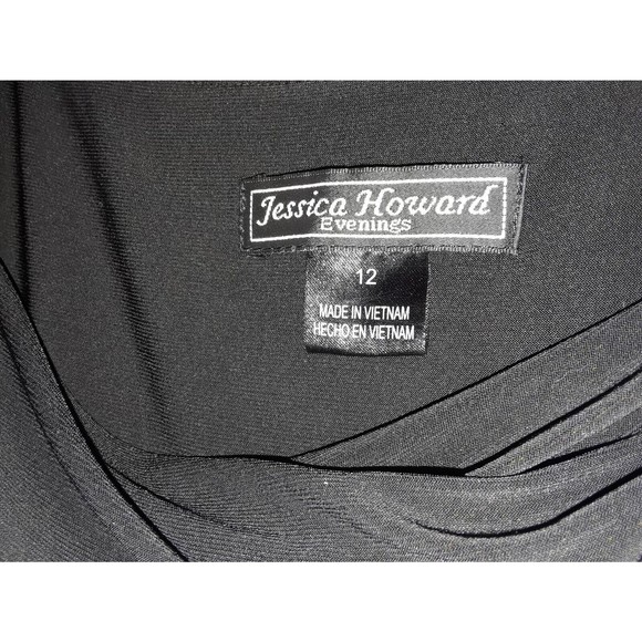 Jessica Howard-Women's Dress-Evening Missy-Sleeveless-Beaded Patch - Picture 8 of 10